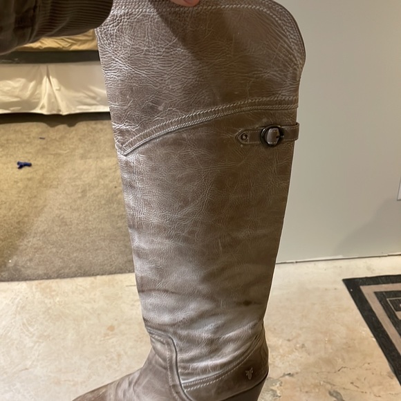 Frye-Jane tall cuff boot tan - Picture 5 of 7